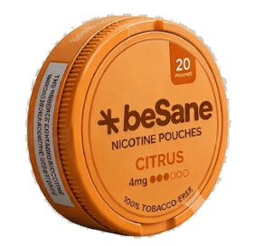 BeSane Citrus nicotine pouches
